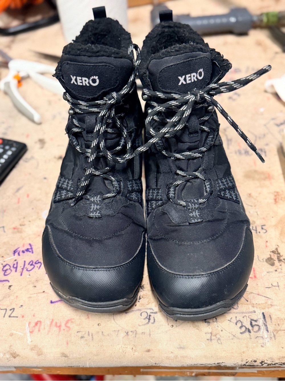 Xero Shoes Alpine Men's 11 Black Waterproof Barefoot Insulated Snow Winter Boots